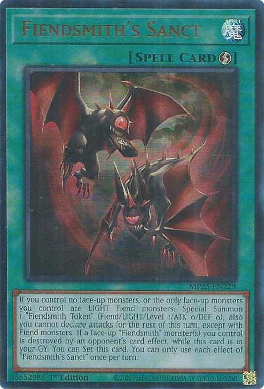 Fiendsmith's Sanct  1st Edition MP25 (Ultra Rare) EU English