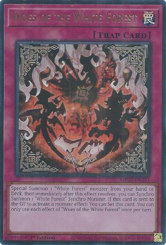 Woes of the White Forest  1st Edition MP25 (Ultra Rare) EU English