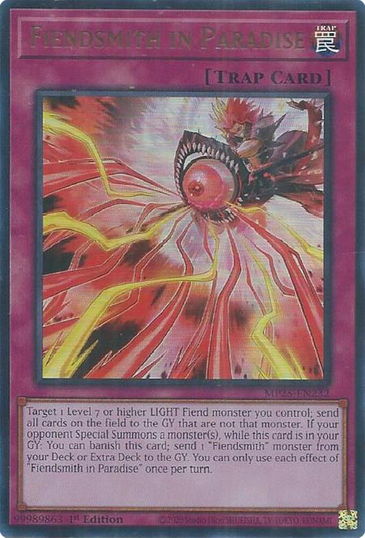 Fiendsmith in Paradise  1st Edition MP25 (Ultra Rare) EU English