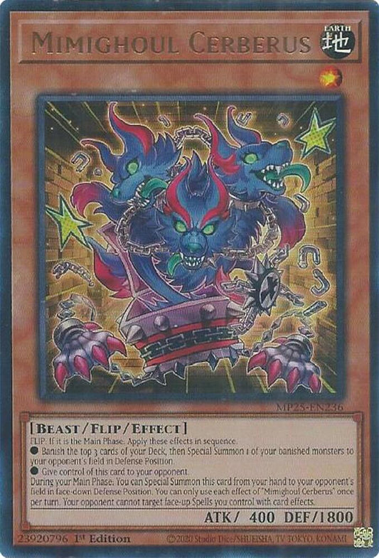 Mimighoul Cerberus  1st Edition MP25 (Ultra Rare) EU English