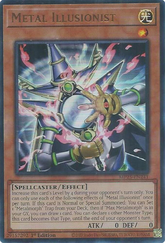 Metal Illusionist  1st Edition MP25 (Ultra Rare) EU English