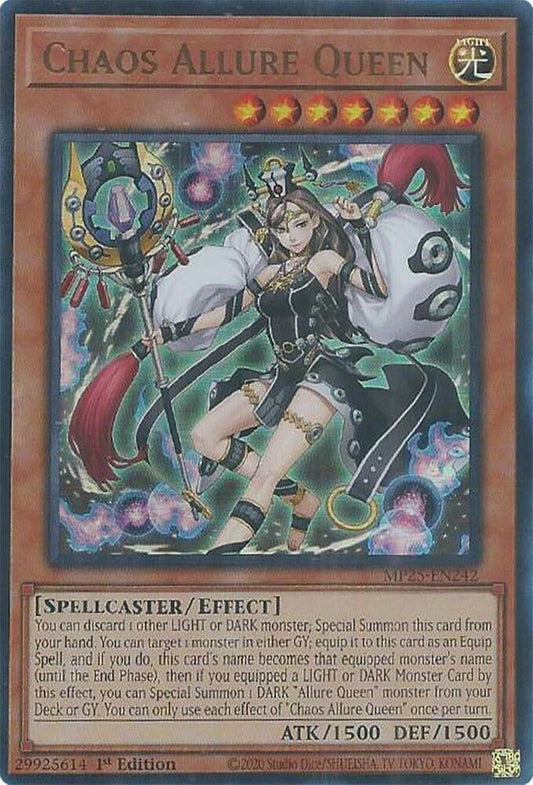 Chaos Allure Queen  1st Edition MP25 (Ultra Rare) EU English