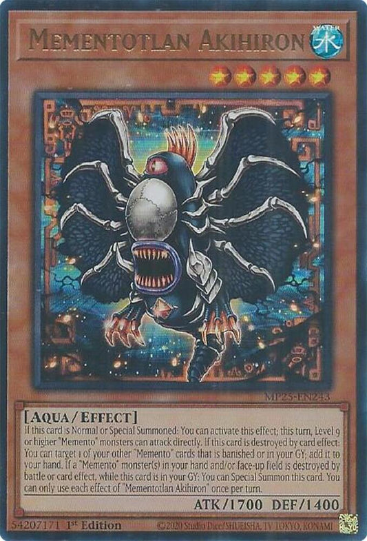 Mementotlan Akihiron  1st Edition MP25 (Ultra Rare) EU English