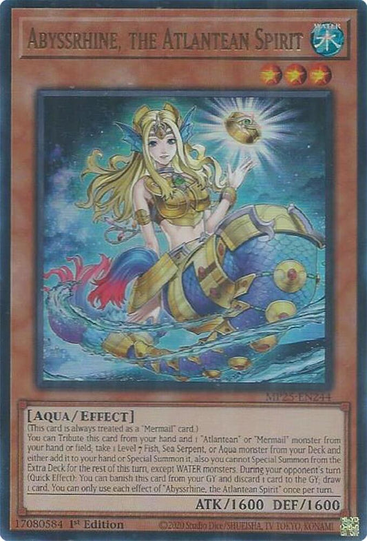 Abyssrhine, the Atlantean Spirit  1st Edition MP25 (Ultra Rare) EU English