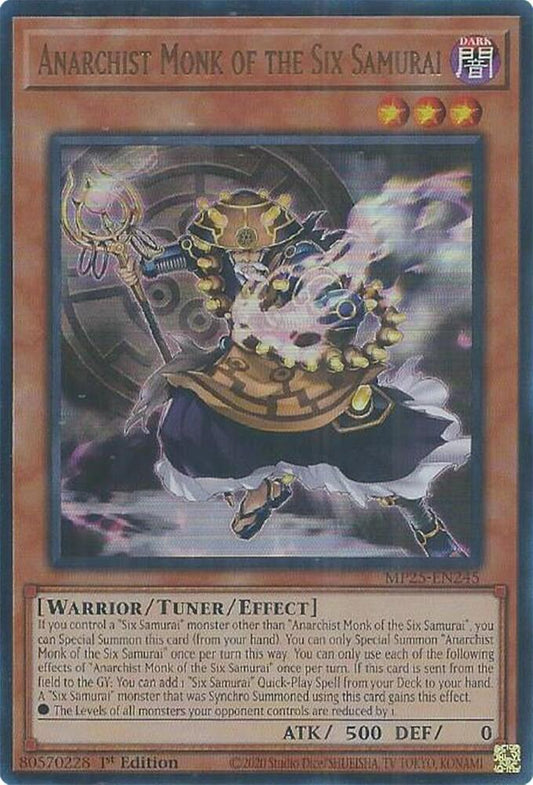 Anarchist Monk of the Six Samurai  1st Edition MP25 (Ultra Rare) EU English
