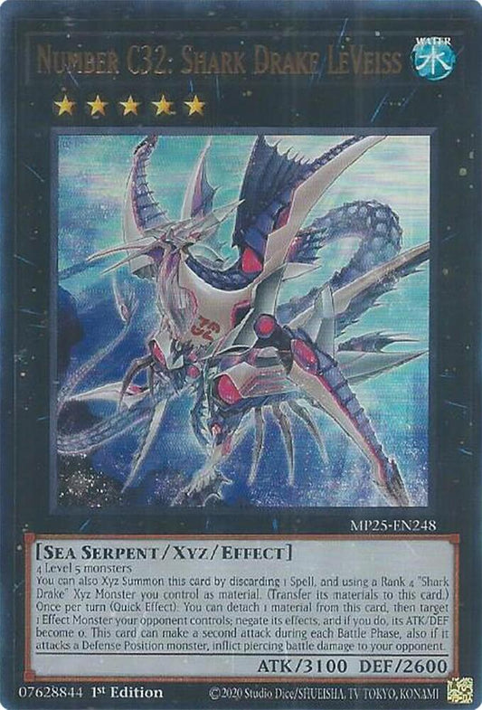 Number C32: Shark Drake LeVeiss  1st Edition MP25 (Ultra Rare) EU English
