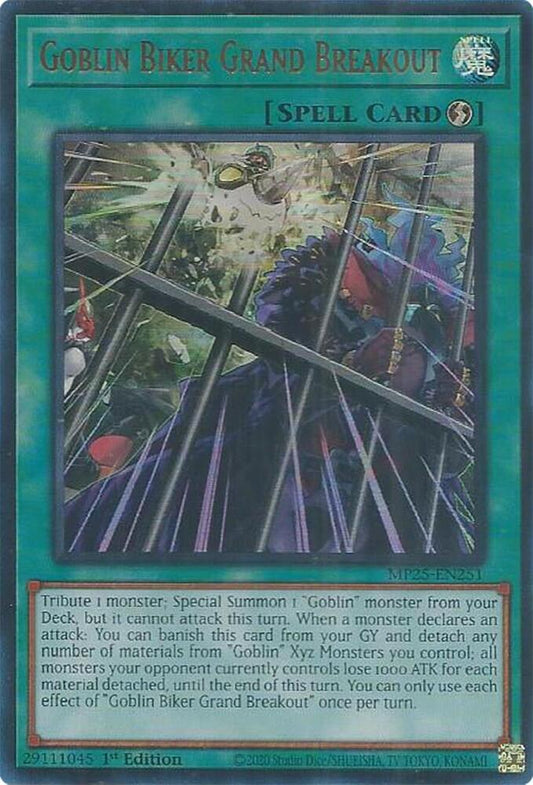 Goblin Biker Grand Breakout  1st Edition MP25 (Ultra Rare) EU English