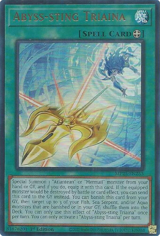 Abyss-sting Triaina  1st Edition MP25 (Ultra Rare) EU English