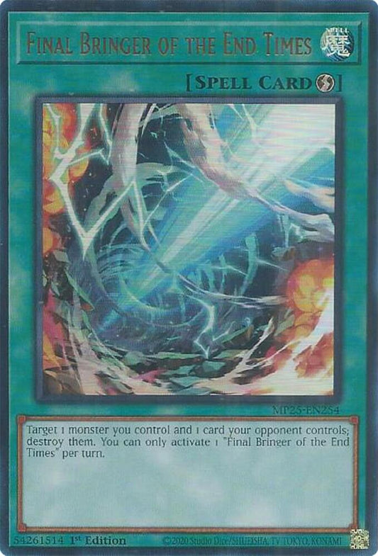 Final Bringer of the End Times  1st Edition MP25 (Ultra Rare) EU English