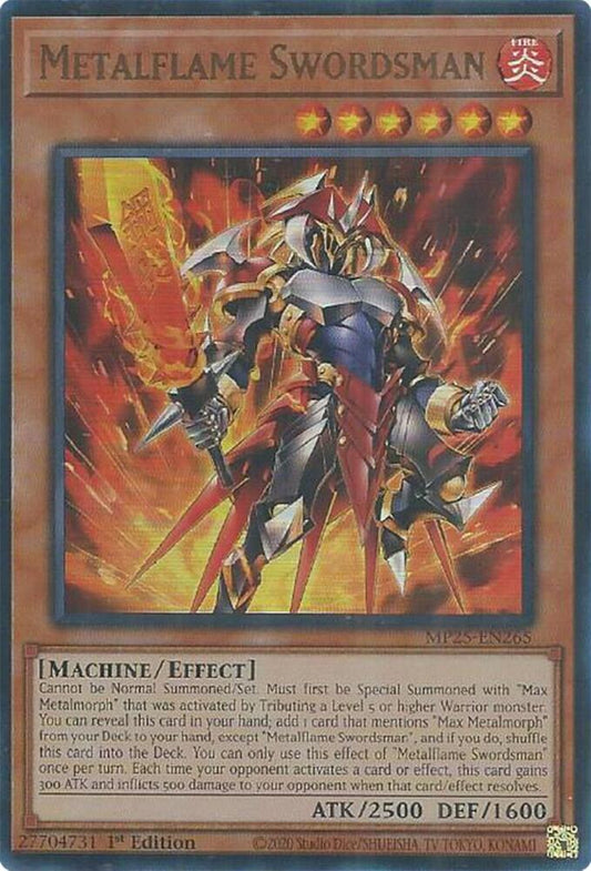 Metalflame Swordsman  1st Edition MP25 (Ultra Rare) EU English