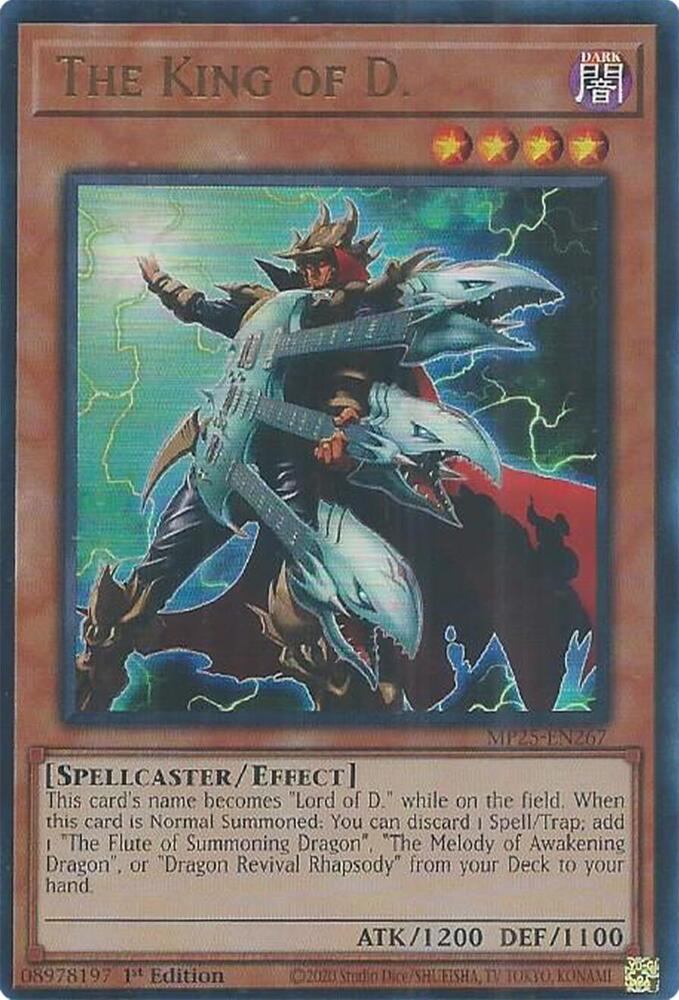 The King of D.  1st Edition MP25 (Ultra Rare) EU English