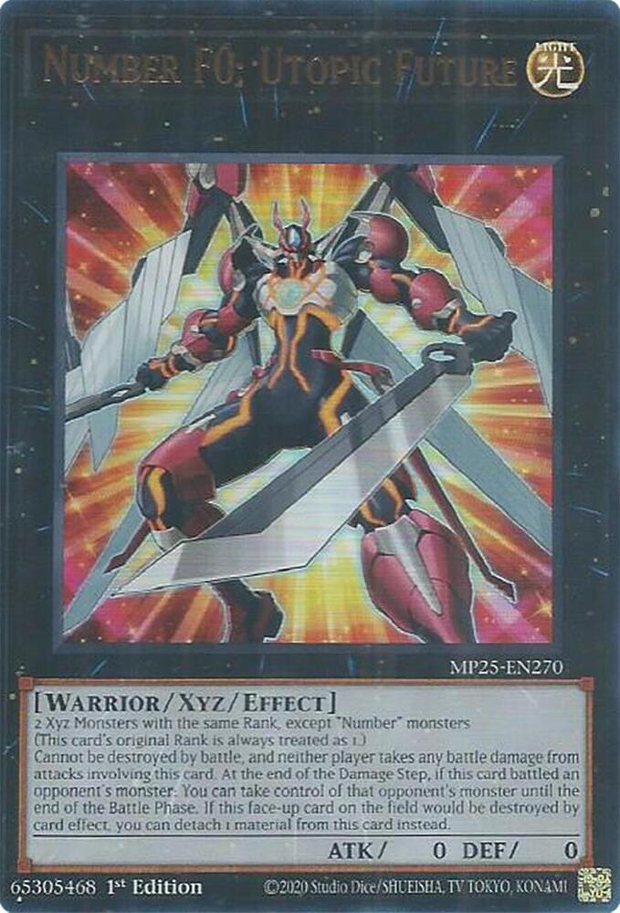 Number F0: Utopic Future  1st Edition MP25 (Ultra Rare) EU English