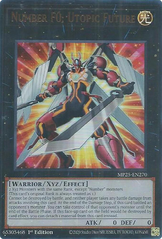 Number F0: Utopic Future  1st Edition MP25 (Ultra Rare) EU English