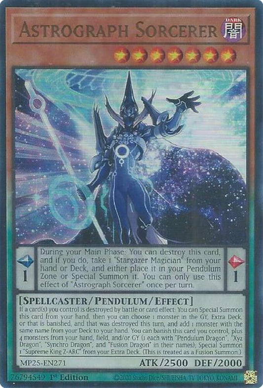 Astrograph Sorcerer  1st Edition MP25 (Ultra Rare) EU English