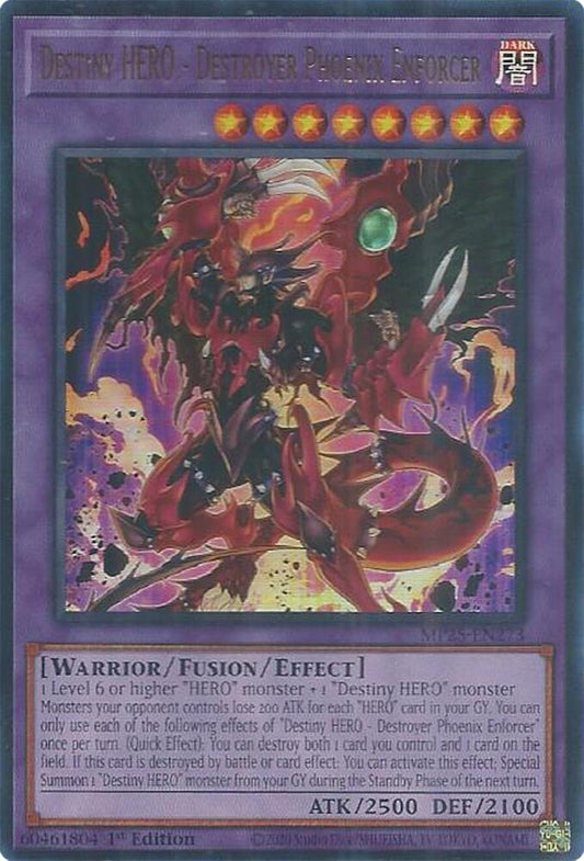 Destiny HERO - Destroyer Phoenix Enforcer  1st Edition MP25 (Ultra Rare) EU English
