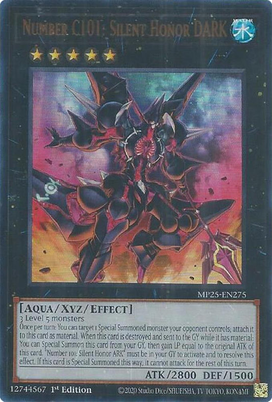 Number C101: Silent Honor DARK  1st Edition MP25 (Ultra Rare) EU English