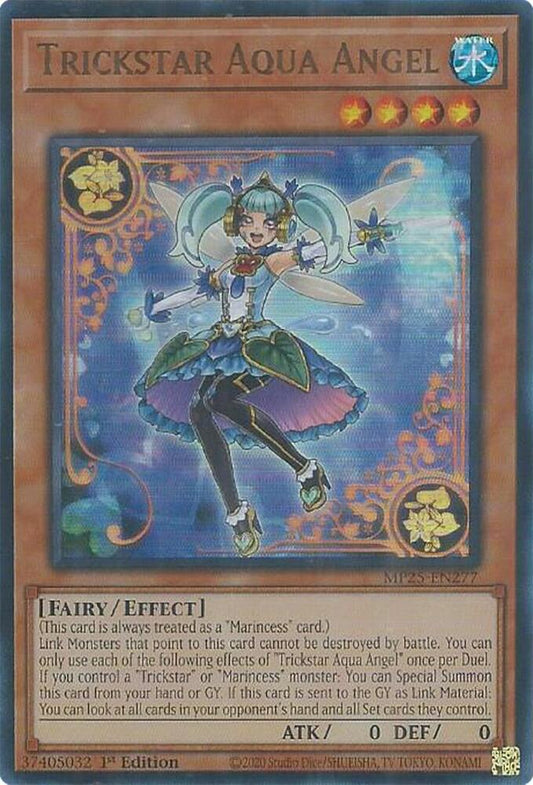 Trickstar Aqua Angel  1st Edition MP25 (Ultra Rare) EU English
