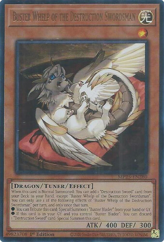 Buster Whelp of the Destruction Swordsman  1st Edition MP25 (Ultra Rare) EU English