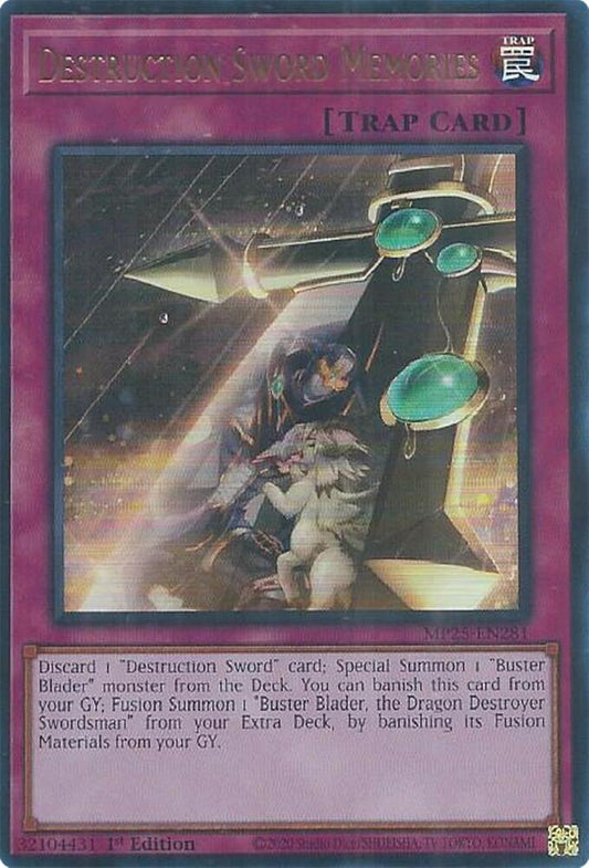 Destruction Sword Memories  1st Edition MP25 (Ultra Rare) EU English