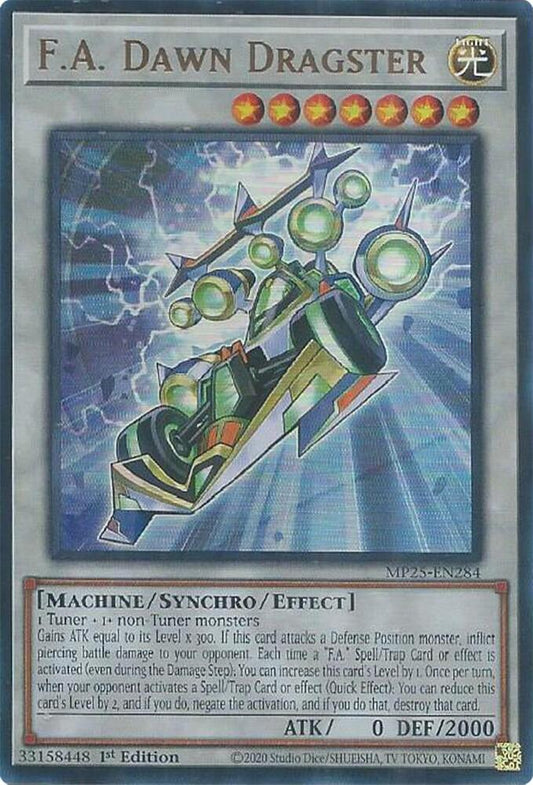 F.A. Dawn Dragster  1st Edition MP25 (Ultra Rare) EU English