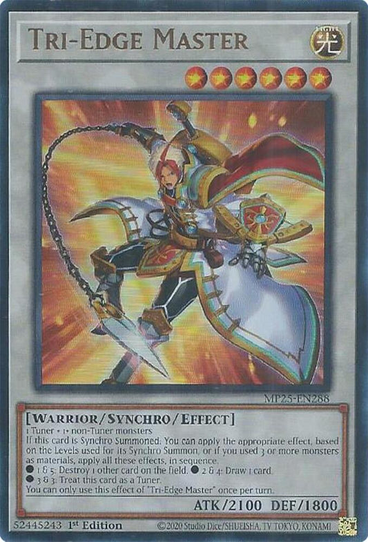 Tri-Edge Master  1st Edition MP25 (Ultra Rare) EU English