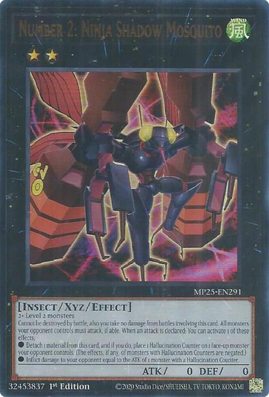Number 2: Ninja Shadow Mosquito  1st Edition MP25 (Ultra Rare) EU English