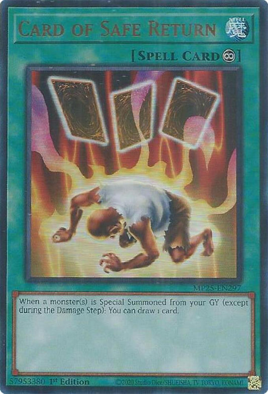 Card of Safe Return  1st Edition MP25 (Ultra Rare) EU English