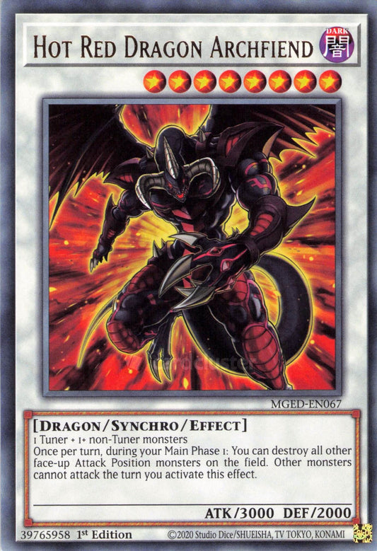 Hot Red Dragon Archfiend MGED EU English