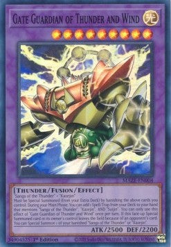 Gate Guardians of Thunder and Wind EU English Super Rare (MAZE)