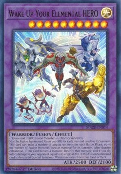 Wake Up Your Elemental Hero! EU English Ultra Rare (MAZE)