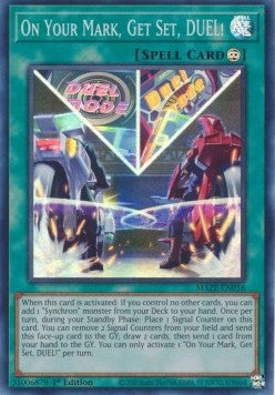 On Your Mark, Get Set, DUEL! EU English Super Rare (MAZE)