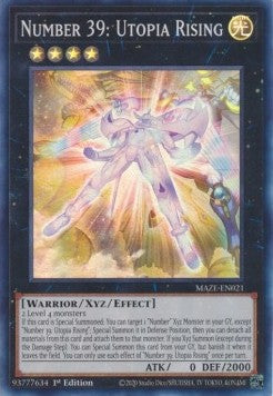 Number 39: Utopia Rising EU English Super Rare (MAZE)