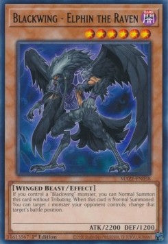 Blackwing - Elphin the Raven EU English Rare (MAZE)