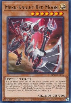 Mekk-Knight Red Moon EU English Rare (MAZE)