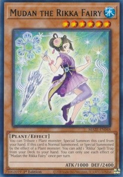 Mudan the Rikka Fairy EU English Rare (MAZE)