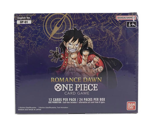 One Piece Card Game - OP01 Romance Dawn - White Bottom Booster Box (English)