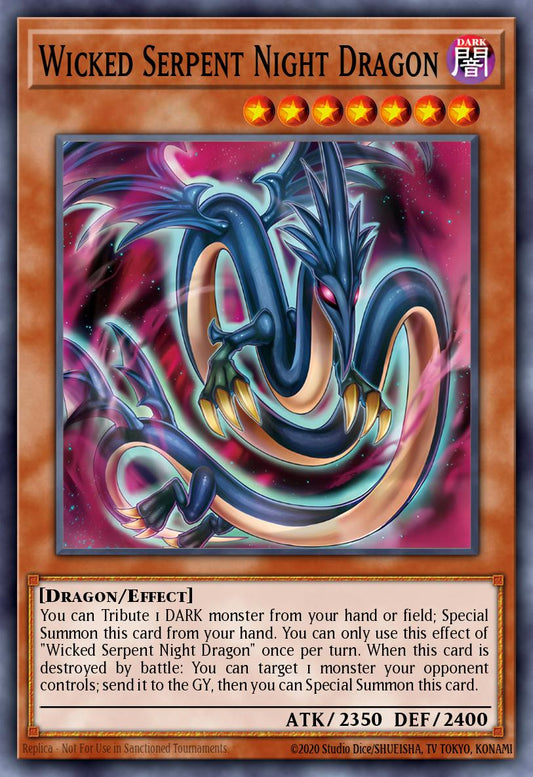 Wicked Serpent Night Dragon 1st Edition ALIN (Common) EU English