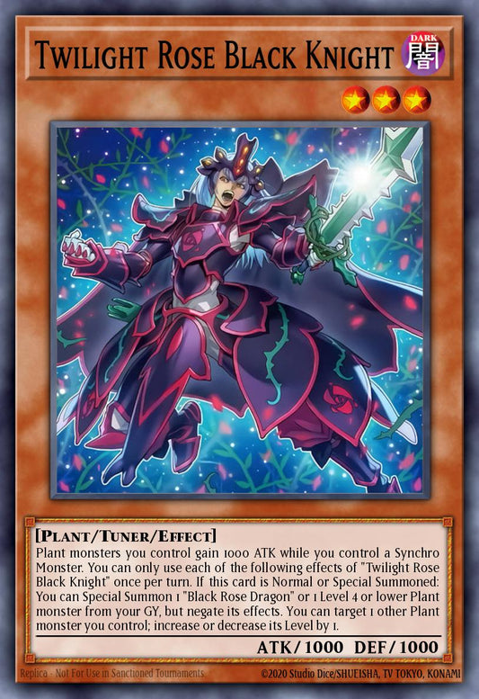 Twilight Rose Black Knight 1st Edition DOOD (Common) EU English