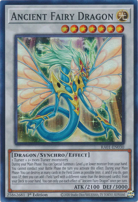 Ancient Fairy Dragon 1st Edition RA01 Super Rare US Print