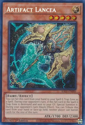 Artifact Lancea 1st Edition RA01 Secret Rare US Print