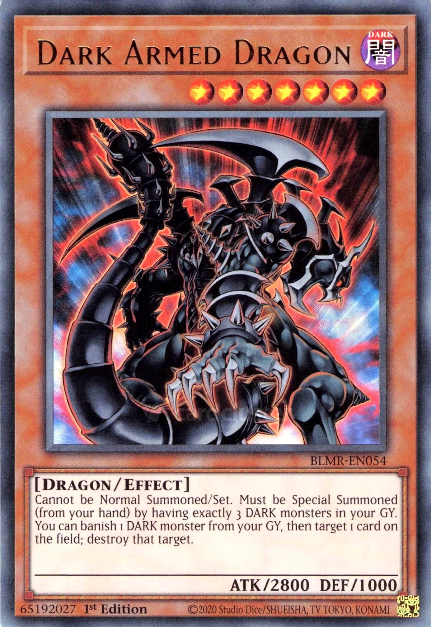 Dark Armed Dragon 1st Edition BLMR EU English