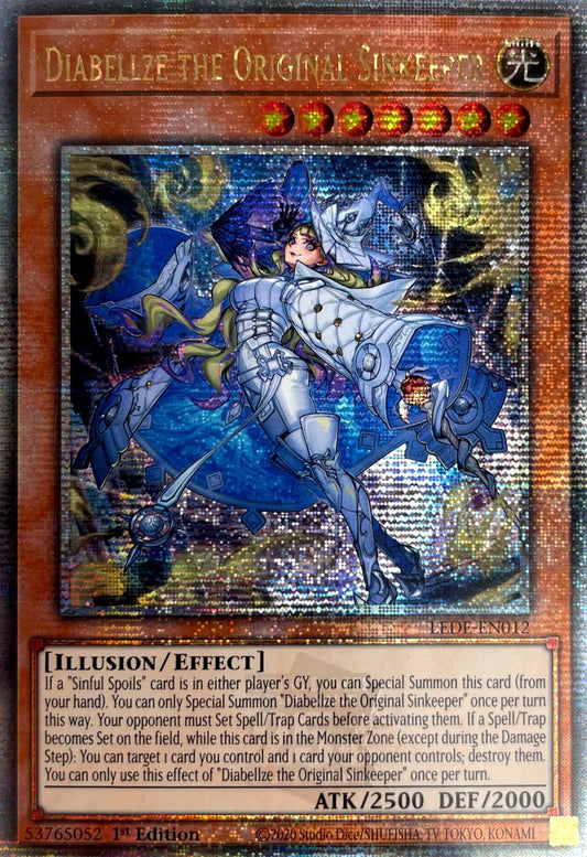 Diabellze the Original Sinkeeper LEDE Quarter Century Secret Rare EU English