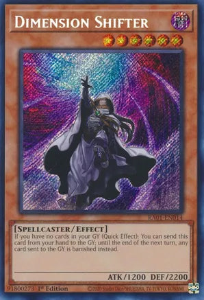 Dimension Shifter RA01 Secret Rare US Print