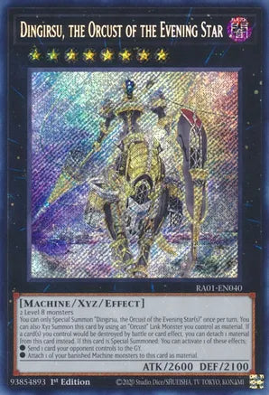 Dingirsu, the Orcust of the Evening Star RA01 Secret Rare US Print