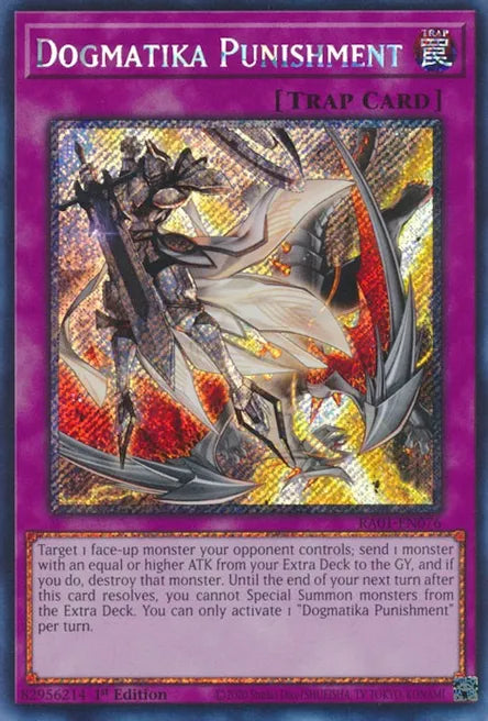 Dogmatika Punishment RA01 Platinum Secret Rare US Print