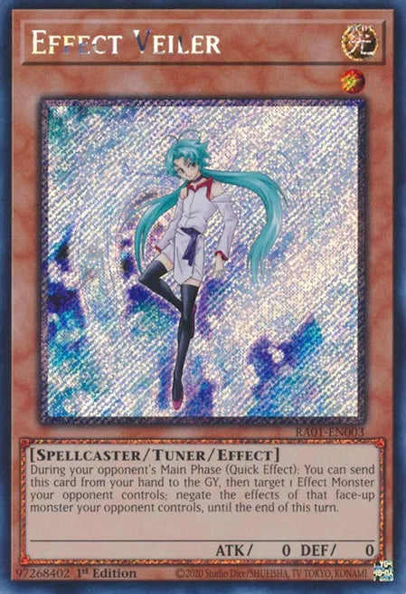 Effect Veiler RA01 Platinum Secret Rare US Print