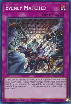 Evenly Matched RA01 Secret Rare US Print