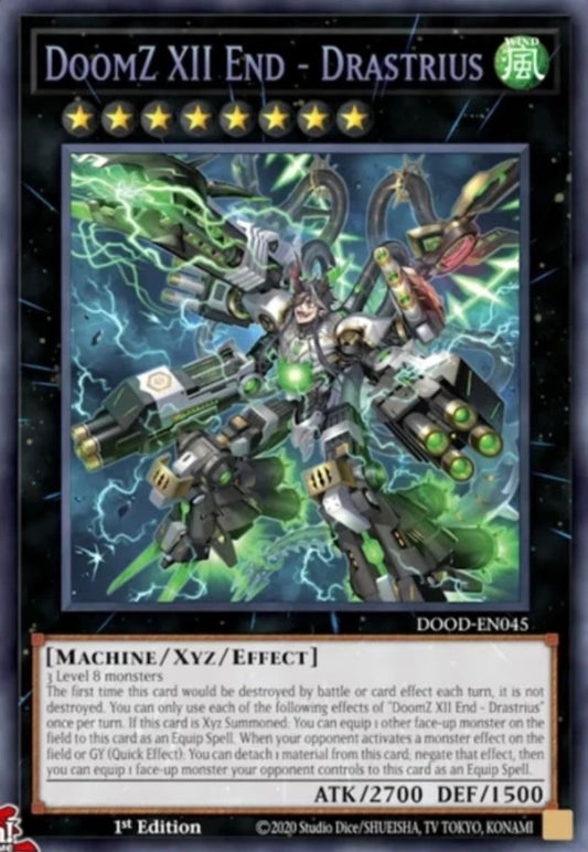 DoomZ XII End - Drastrius 1st Edition DOOD (Secret Rare) EU English