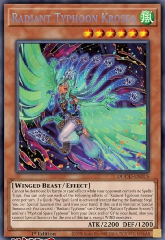 Radiant Typhoon Krosea 1st Edition DOOD (Starlight Rare) EU English