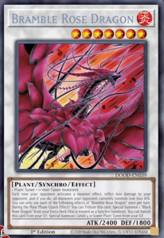 Bramble Rose Dragon 1st Edition DOOD (Starlight Rare) EU English